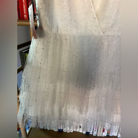 MONIQUE LHUILLIER LITTLE WHITE DRESS - Picture 4 of 9